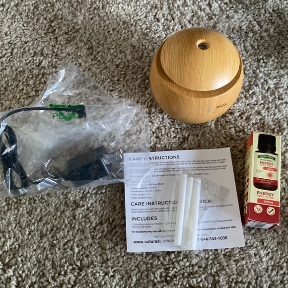 🆕NATURES TRUTH: Ultra Sonic Aroma Diffuser with USB connection/adapter - Picture 7 of 9